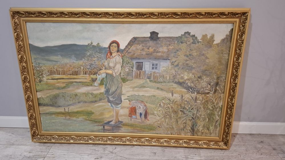 Obraz z sygnaturą RB