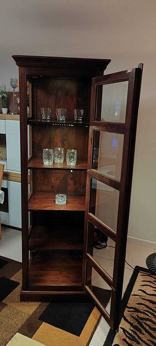 witryna classic  125 z palisandru- meble indyjskie