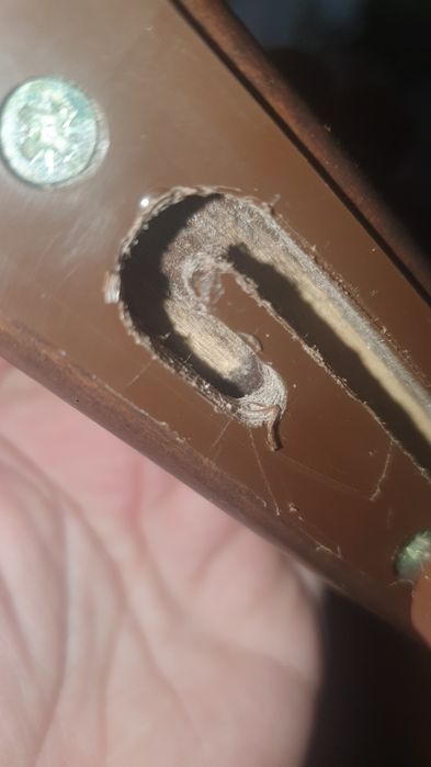 Дитяче ліжечко з маятником та ящиком + матрас, колір оріх Veres