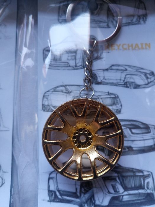 Porta Chaves Jante Silver Gold Black Auto Disco travao