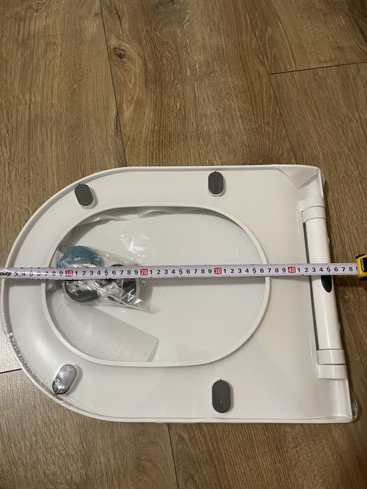 Крышка сиденье для унитаза форма U микролифт дюрополимер