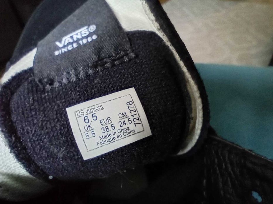 Vans 38,5 jak nowe