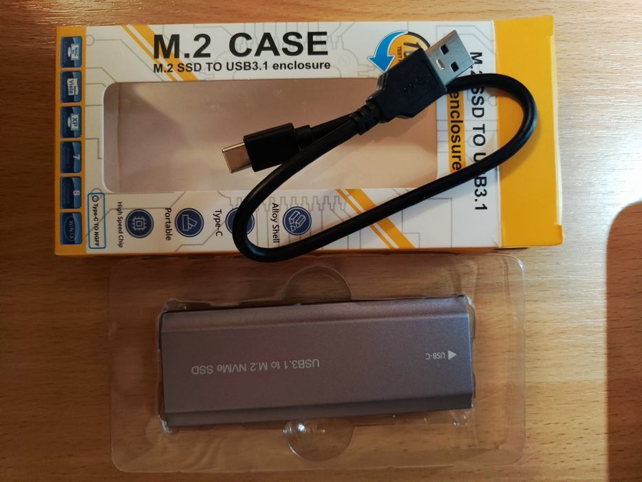 Карман кишеня бокс  M2 nvme SSD USB 3.0 - Type-C