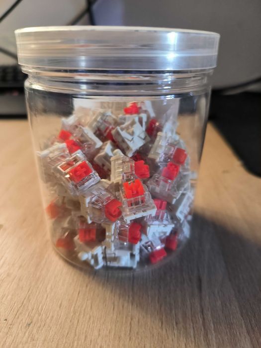 Przełączniki do klawiatury mechanicznej red