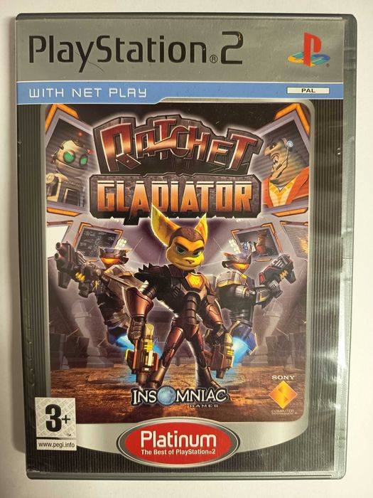 Ratchet Gladiator PS2 PlayStation 2 skandynawska okladka gra angielski