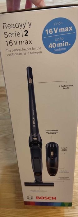 Aspirador Vertical BOSCH  (16 V - Autonomia 40 min - 400 ml)