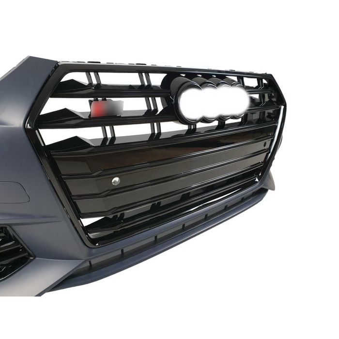 Передній бампер audi a4 b9 sline 2015-2019 Audi A4 B9 Black s4 S4 RS4