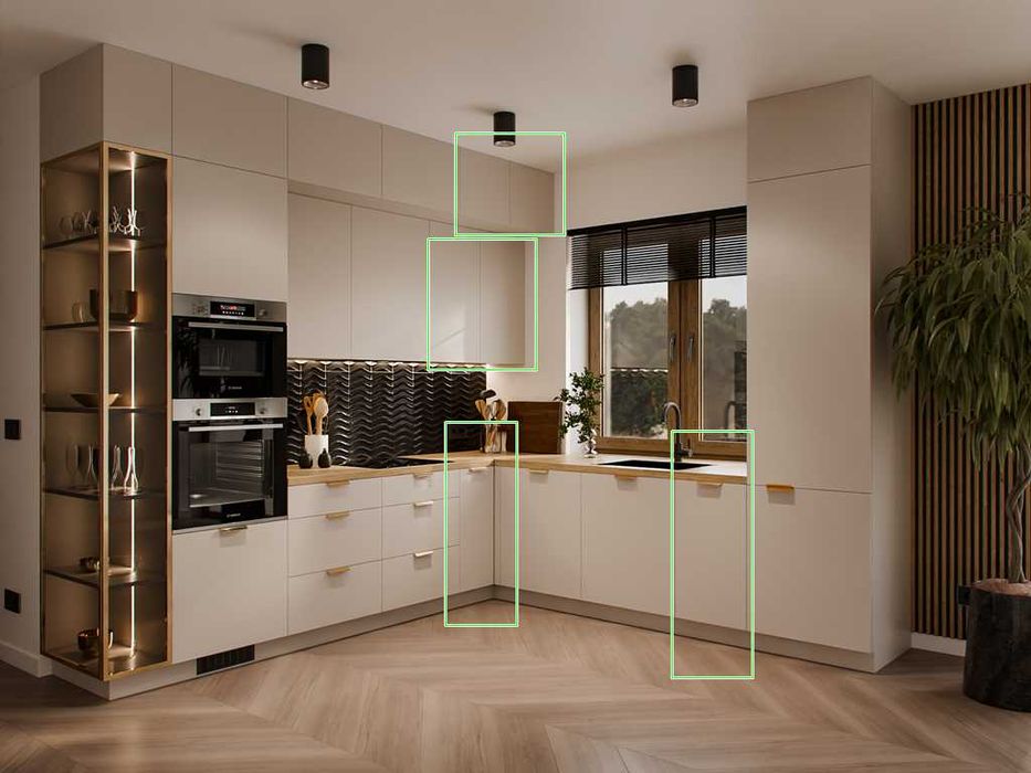 Szafki kuchenne zmontowane wyprzedaż