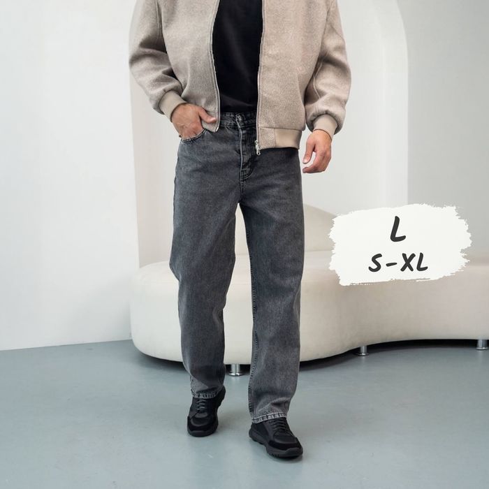 Джинси чоловічі, джинсы мужские свободные relaxed jeans L