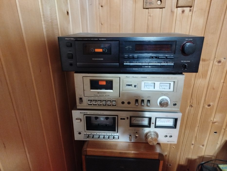 Касетні деки Sony, Rotel,Fisher