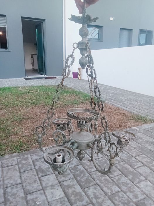 Candeeiro em estanho