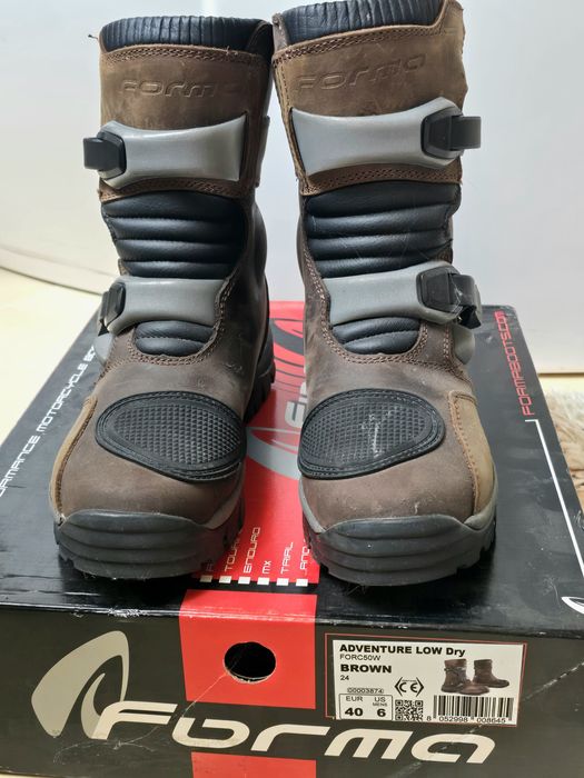 Buty motocyklowe Forma Atv Adventure Low Brązowe