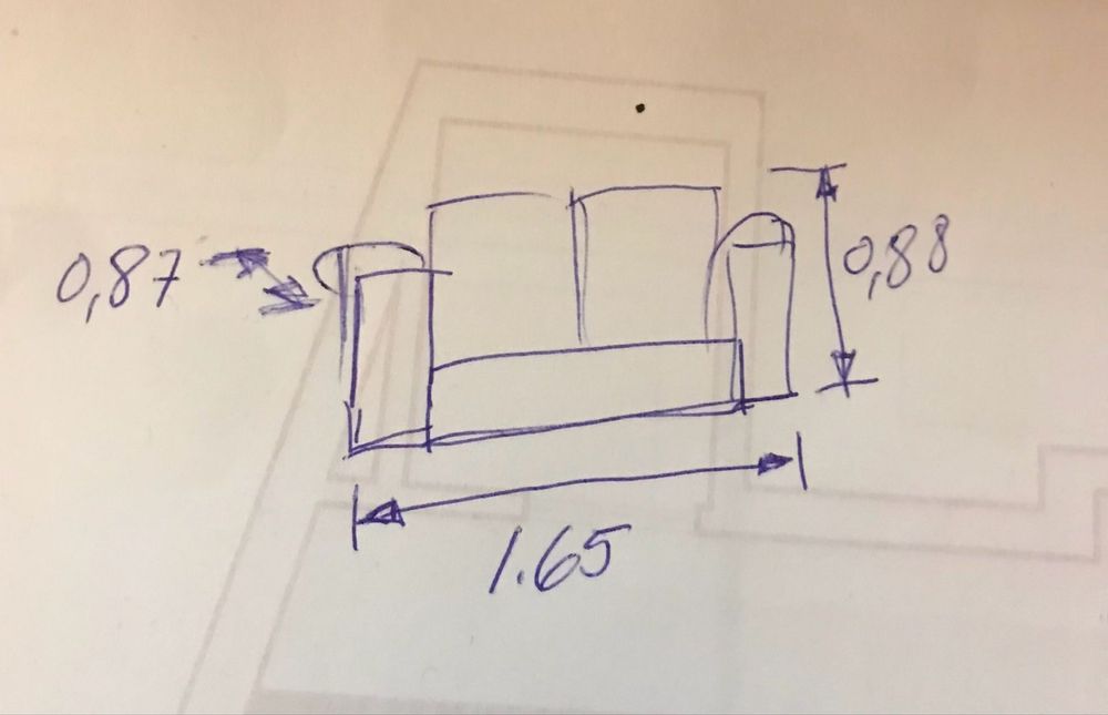 Sofa de Penas - 2 lugares