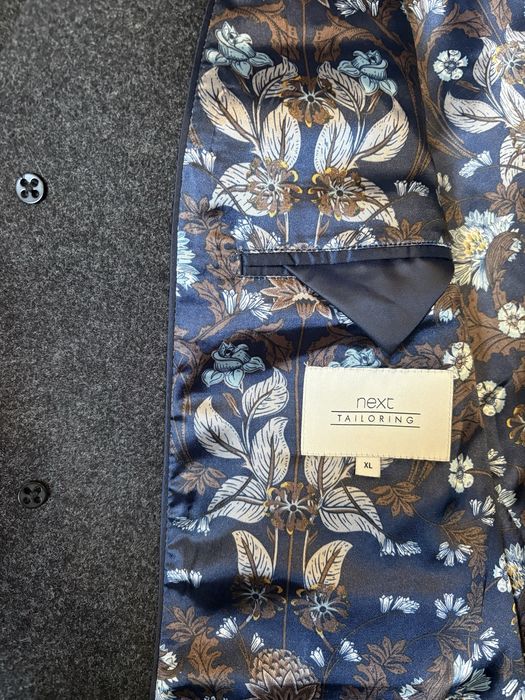 Elegancki płaszcz męski Next Tailoring rozmiar XL