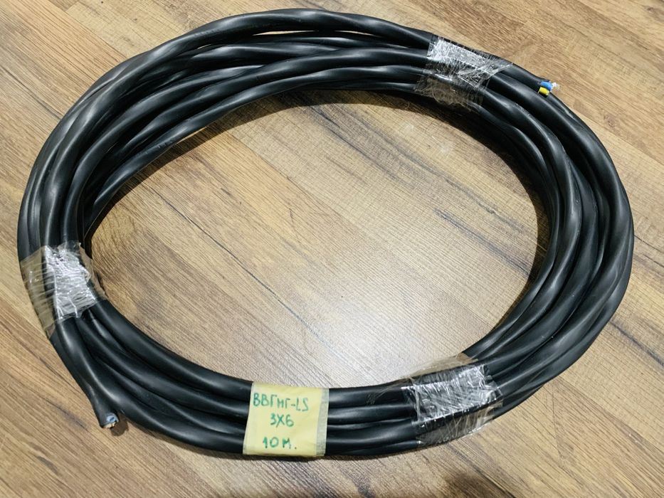 Кабель медный Ввг нг-Ls 3х6