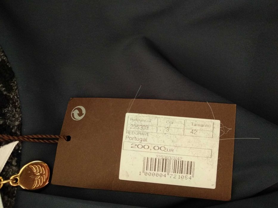 Blazer Casaco Pied de Poule Cintado Globe