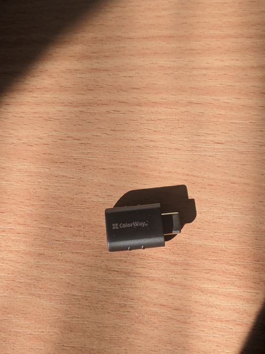 Адаптер-переходник Colorway USB-A to USB-C 3.2 Black (CW-AD-AC3)