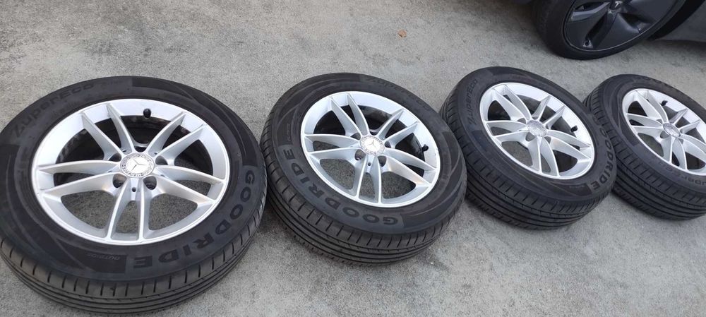 4 Jantes 16 Mercedes Classe A ou Cla originais C/ Pneus novos