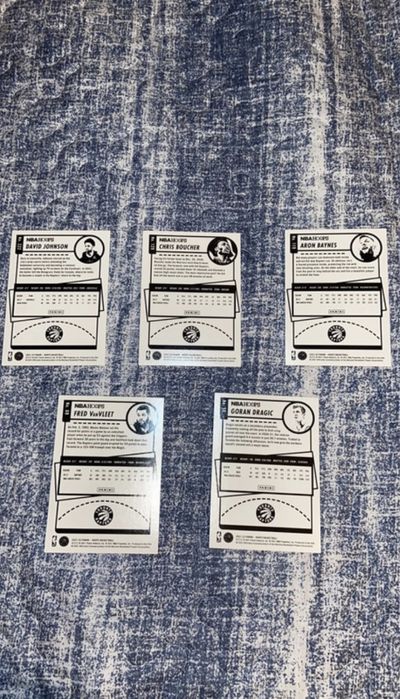 Lote panini trading cards "toronto raptors 21-22"