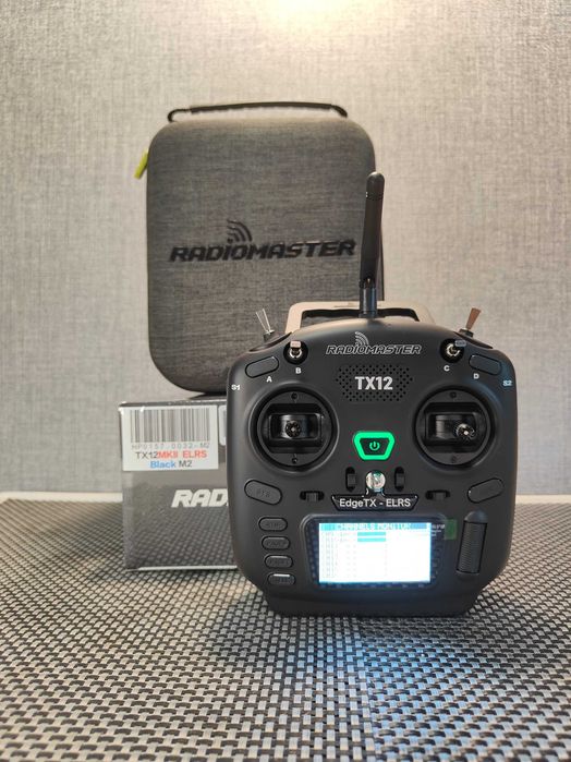 Radiomaster TX-12 ERLS MKII FCC MK2 Газ зліва Нові Пульти, Є кейси захисні, акумулятори 18650, ремінці та модулі на 915