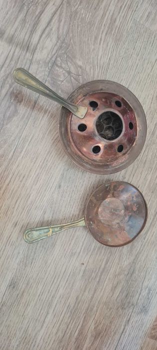 Palnik , podgrzewacz mosieżny bardzo stary