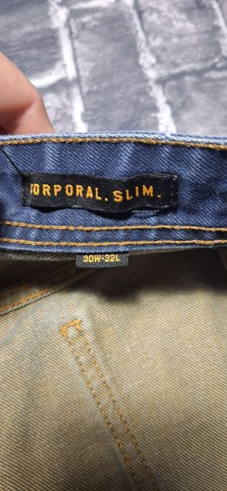 Superdry spodenki jeansowe męskie, szorty, logo, dżinsowe premium