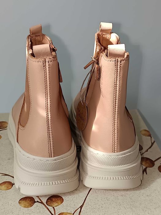 Buty bisgaard 35 kozaczki butki bootki skórzane na zamek