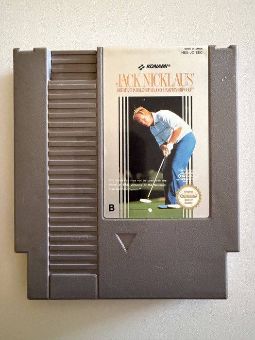 Zwstaw 2 gry Nintendo NES Super Mario Bros Jack Nicklaus Golf