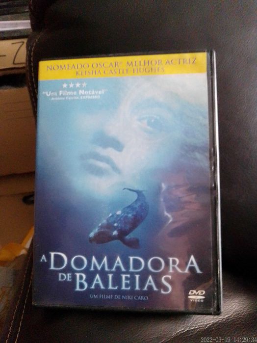 DVD A Domadora de Baleias NOVO SELADO Filme de Niki Caro Keisha Castle