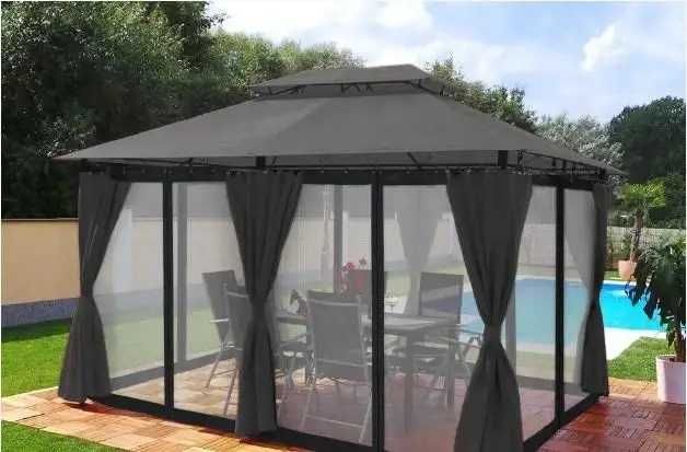 Садовый Павильон закрытая Альтанка Беседка 280х400см + москитная сетка