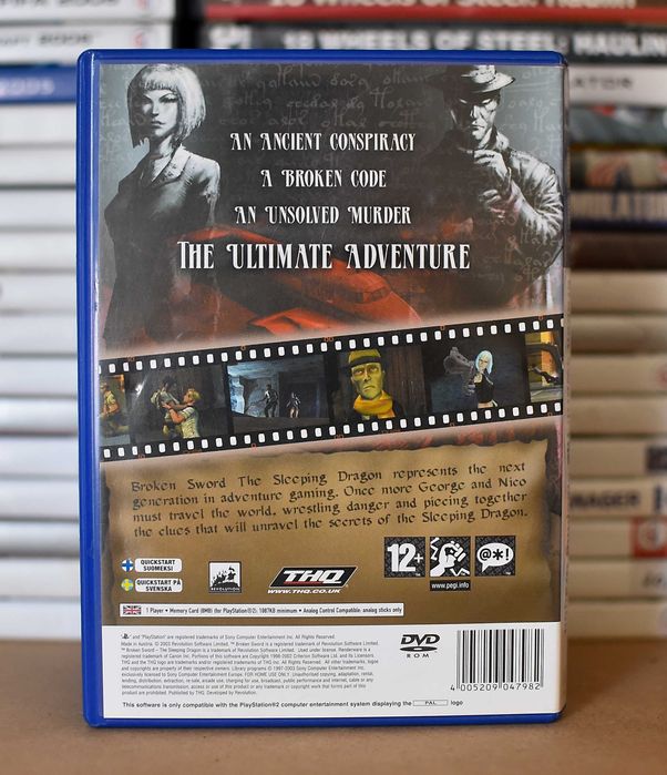 PS2 #  Broken Sword: The Sleeping Dragon