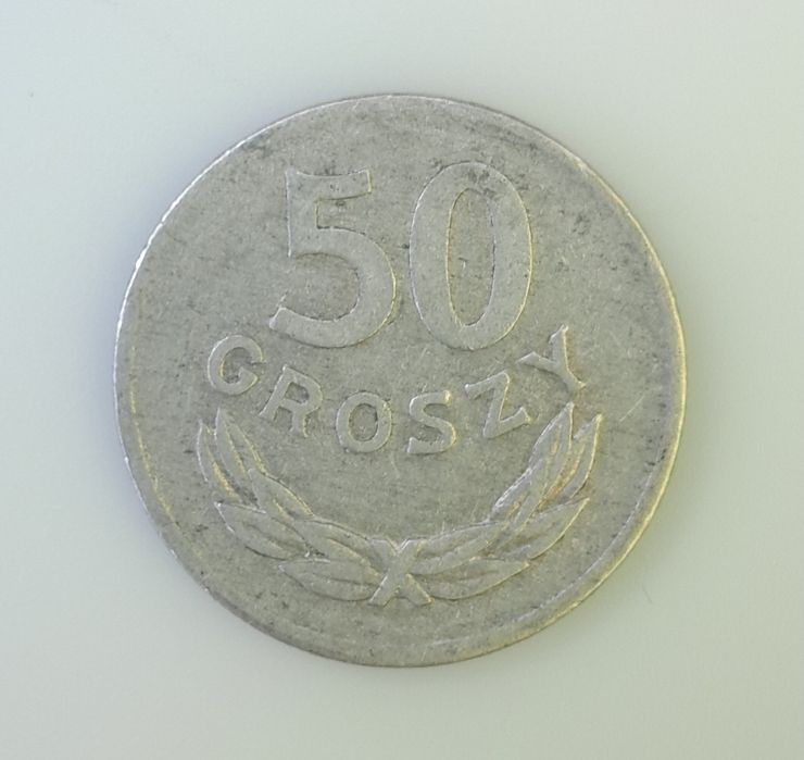 Moneta 50 groszy rok 1974