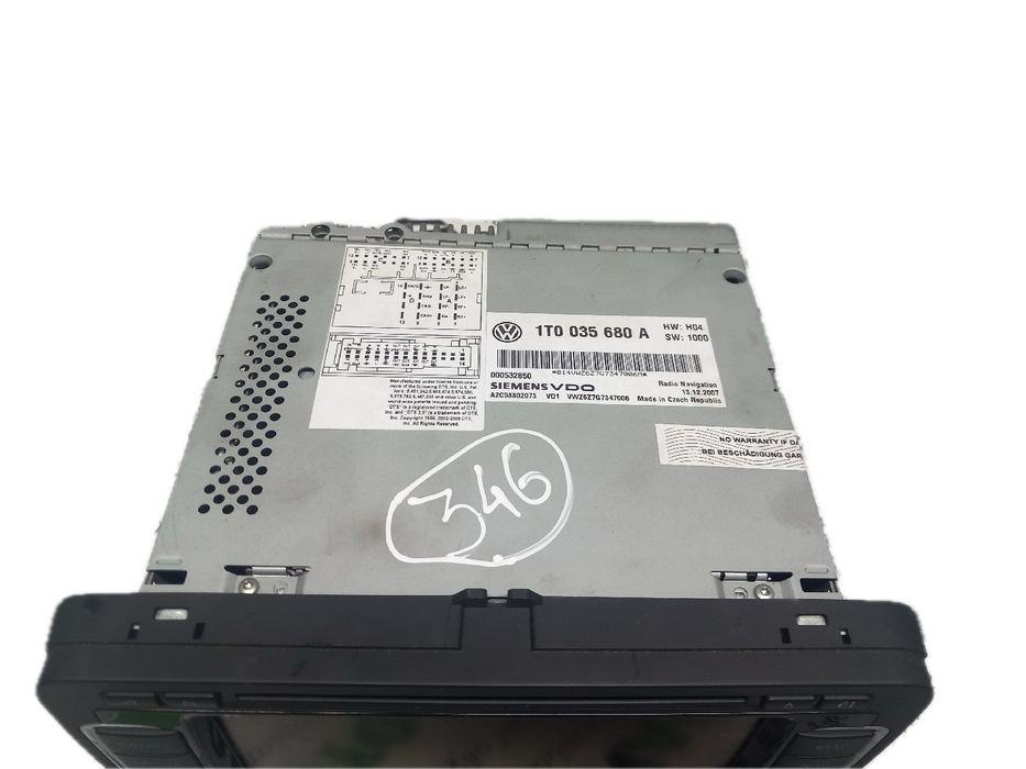 Rádio / auto-rádio VOLKSWAGEN Tiguan (5N)