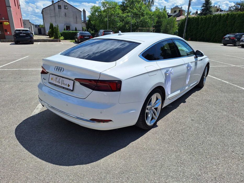 Auto do ślubu / Samochód do ślubu / Białe Audi A5 / Wolne terminy!