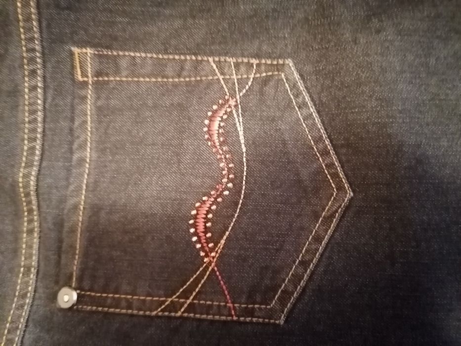 Jeansy samskie proste nogawki