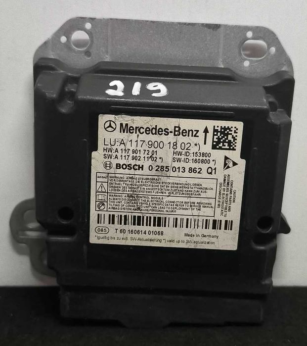 Centralina Airbag A1179001802 - MERCEDES-BENZ A-CLASS