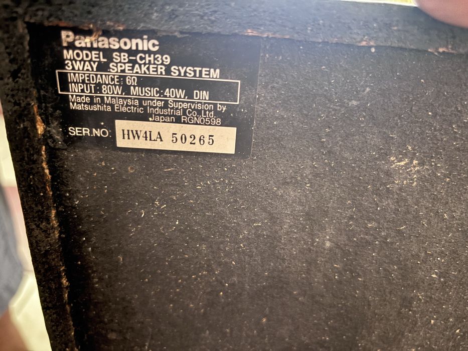Аудіо система PANASONIC SL-CH40, 1400грн