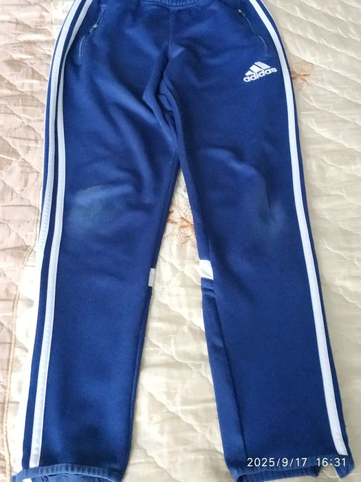 Spodnie dresowe damskie granatowe, r S/M adidas, używane