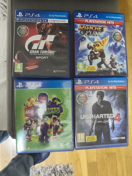 Vários jogos para PS4