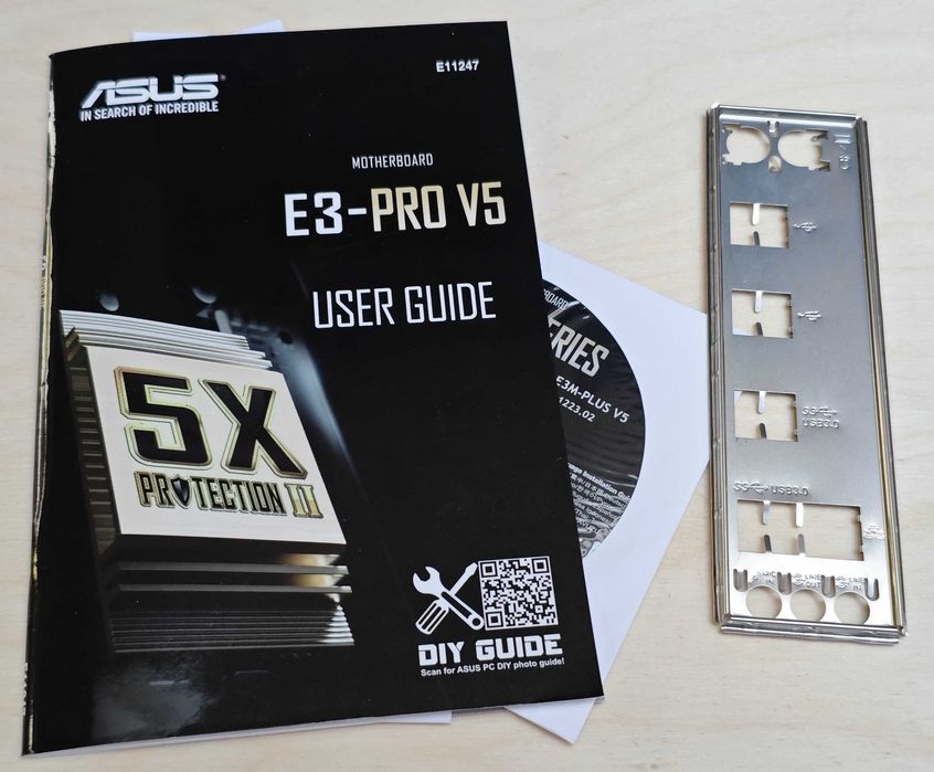Płyta ASUS E3-PRO V5 + CPU Xeon E3-1280 v6