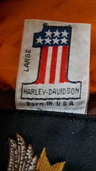Casaco de couro Harley Davidson vintage