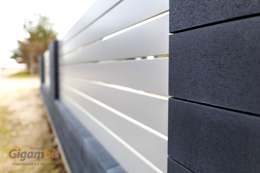 ogrodzenia nowoczesne, metalowe, palisadowe, aluminiowe