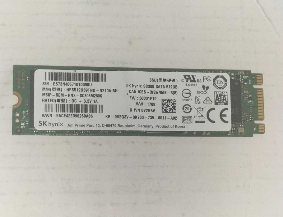 Накопичувач hynix SSD 512GB SATA M.2 2280