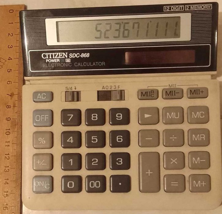 Калькулятор Citizen