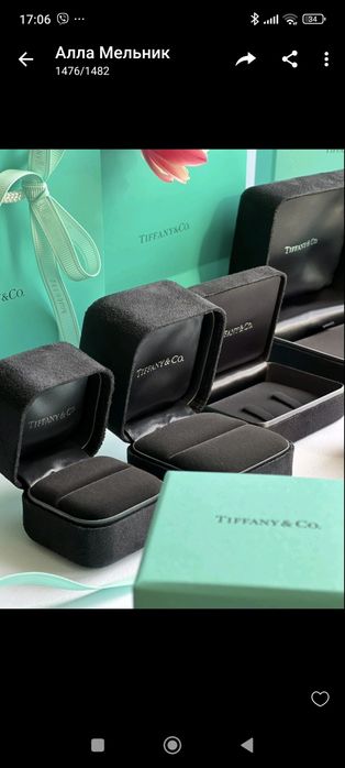 Упаковка для сережек колец кулонов.