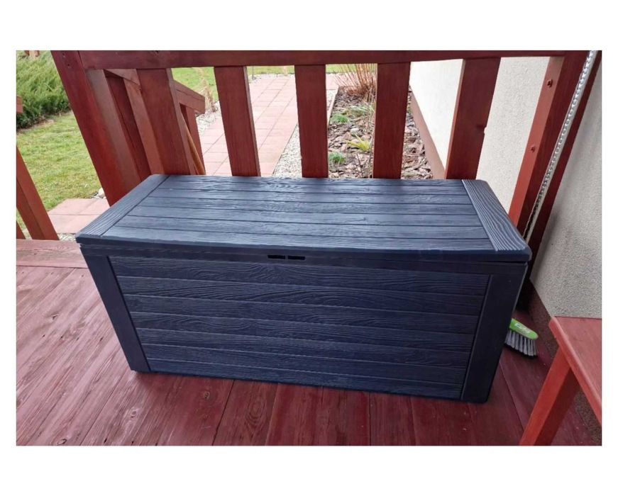 Skrzynia ogrodowa DUŻA mocna 280L balkonowa schowek na taras PARAGON