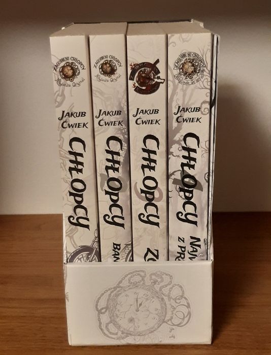 "Chłopcy" pakiet tom 1-4 box plakat Jakub Ćwiek