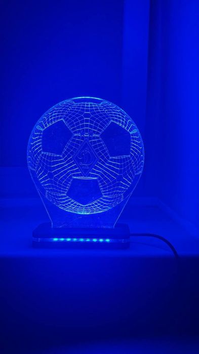 3D LED- лампа "Футбольний м'яч"