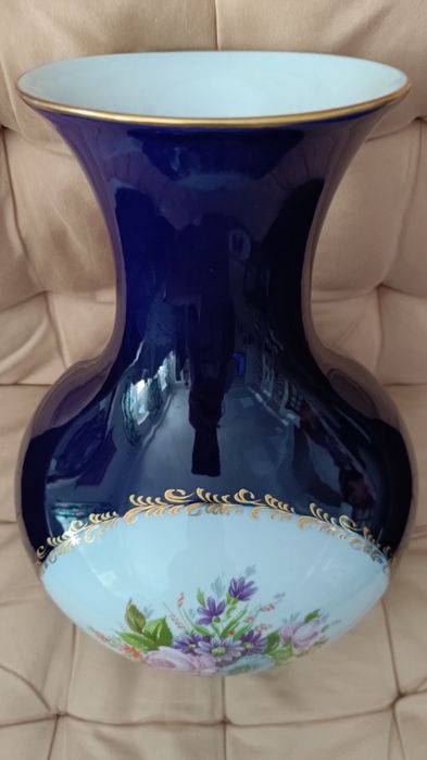 Vaso Limoges Azul