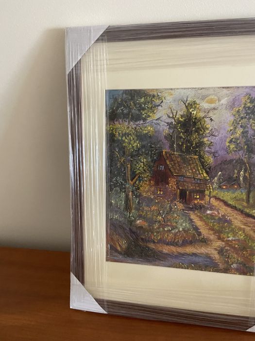 Quadro completamente novo pintado à mao